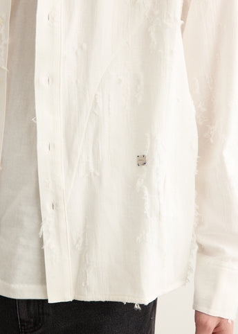 Jacquard Curve Seam Shirt
