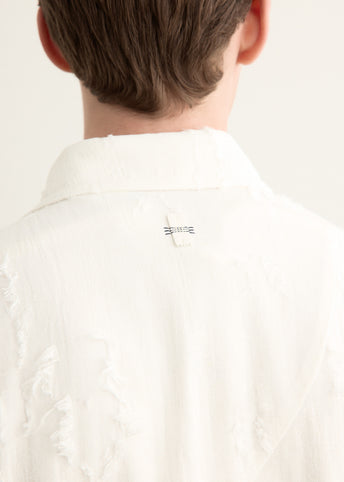 Jacquard Curve Seam Shirt