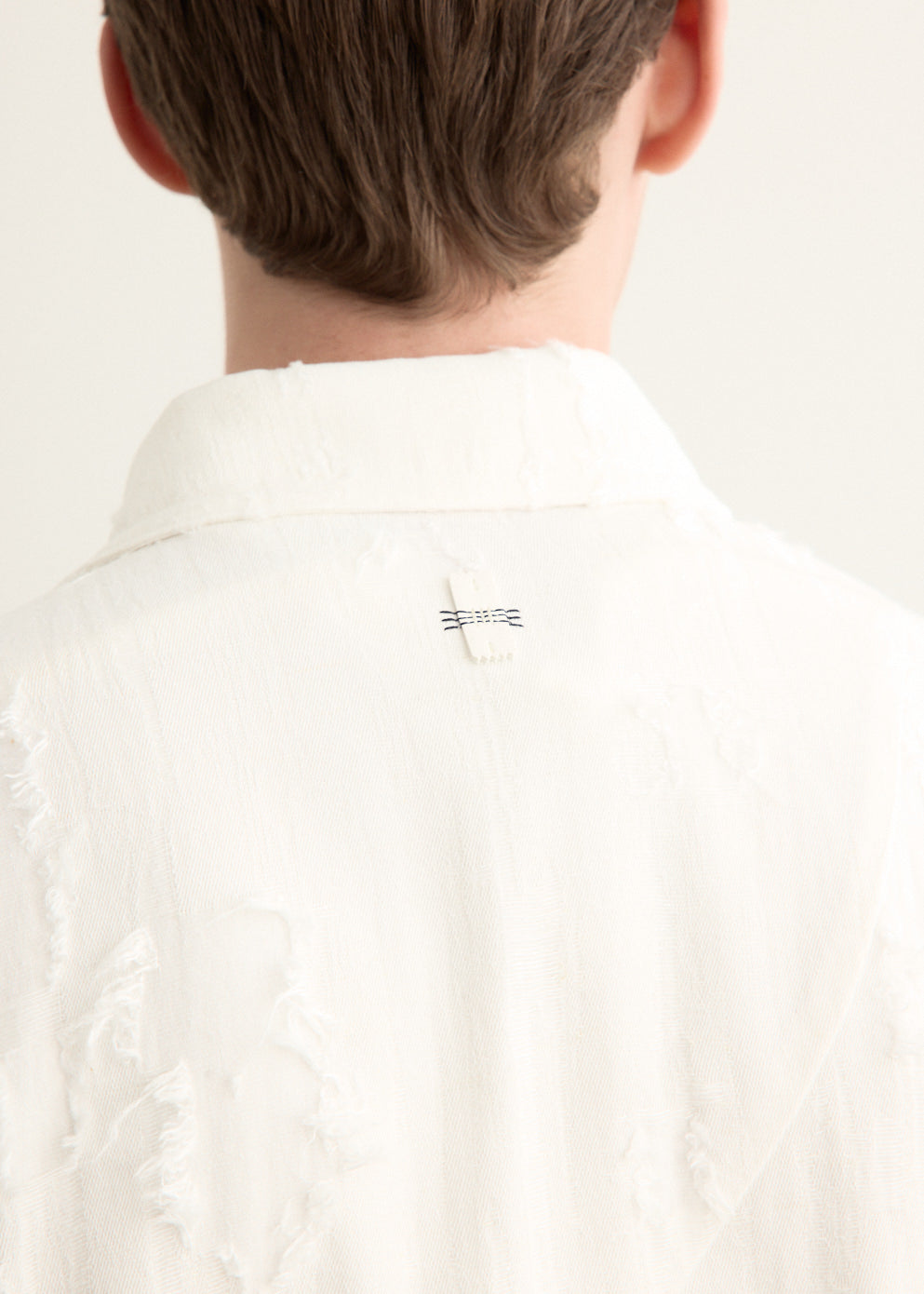 Jacquard Curve Seam Shirt