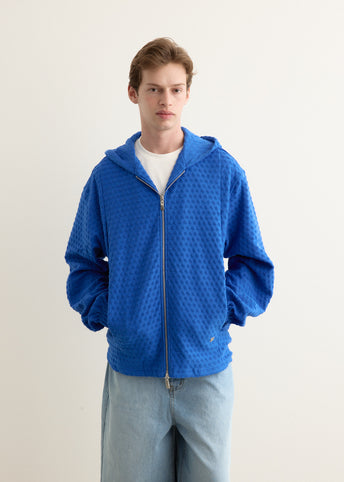 Circle Fleece Zip Hoodie