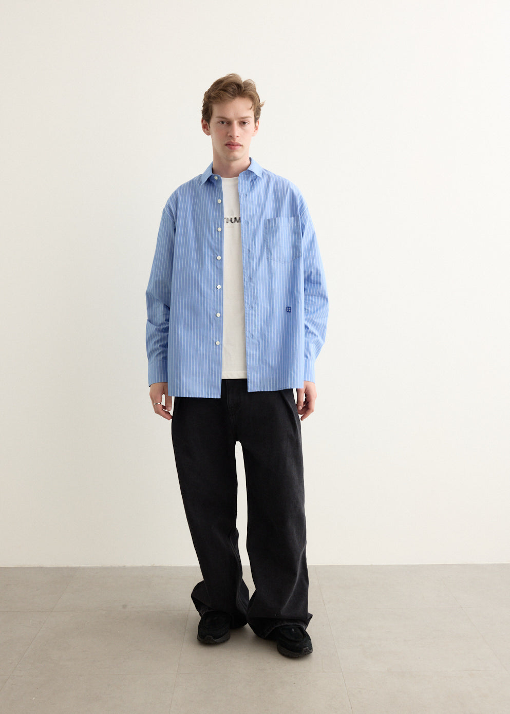 Significant Semi Oversized Stripe Shirt