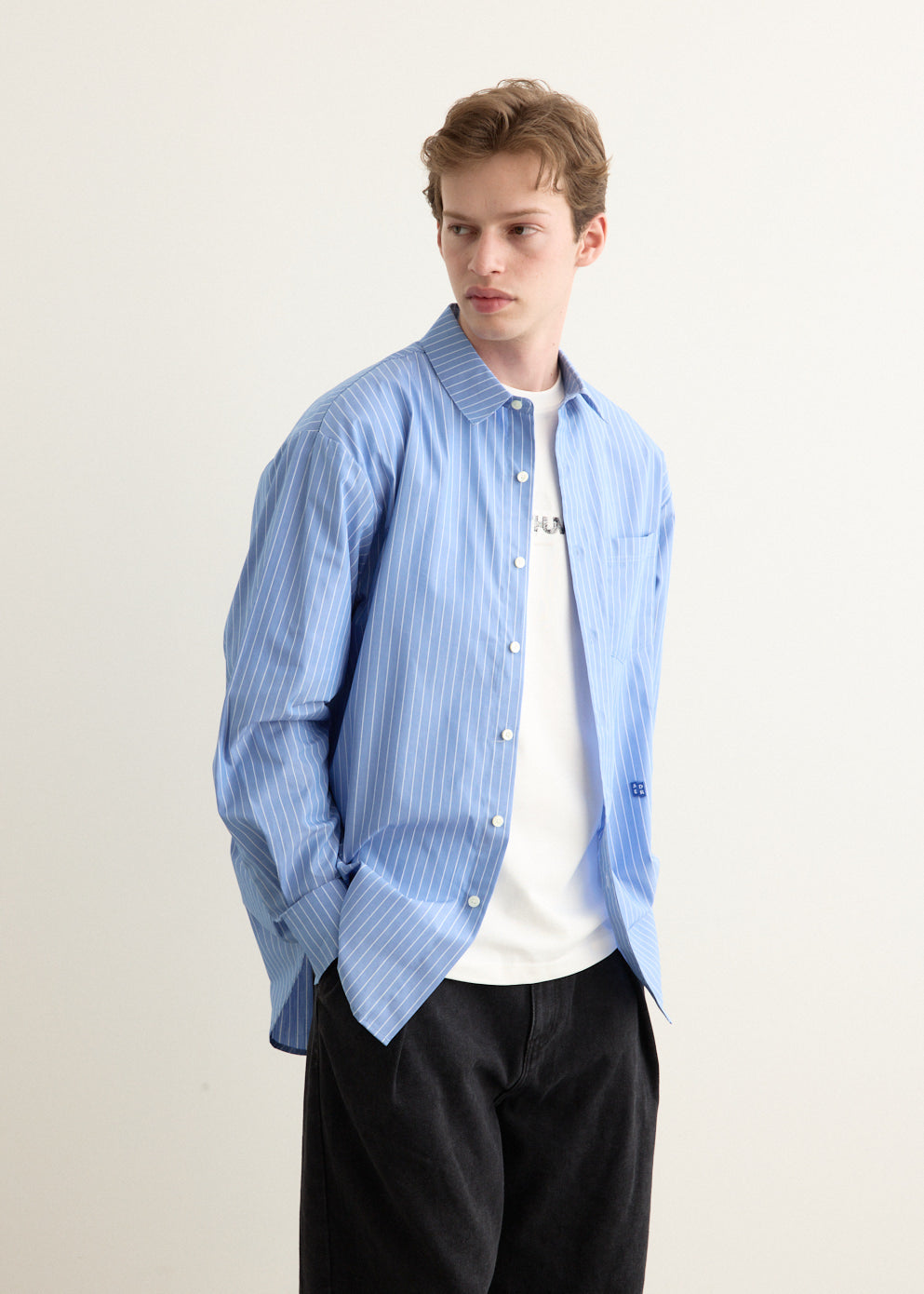 Significant Semi Oversized Stripe Shirt