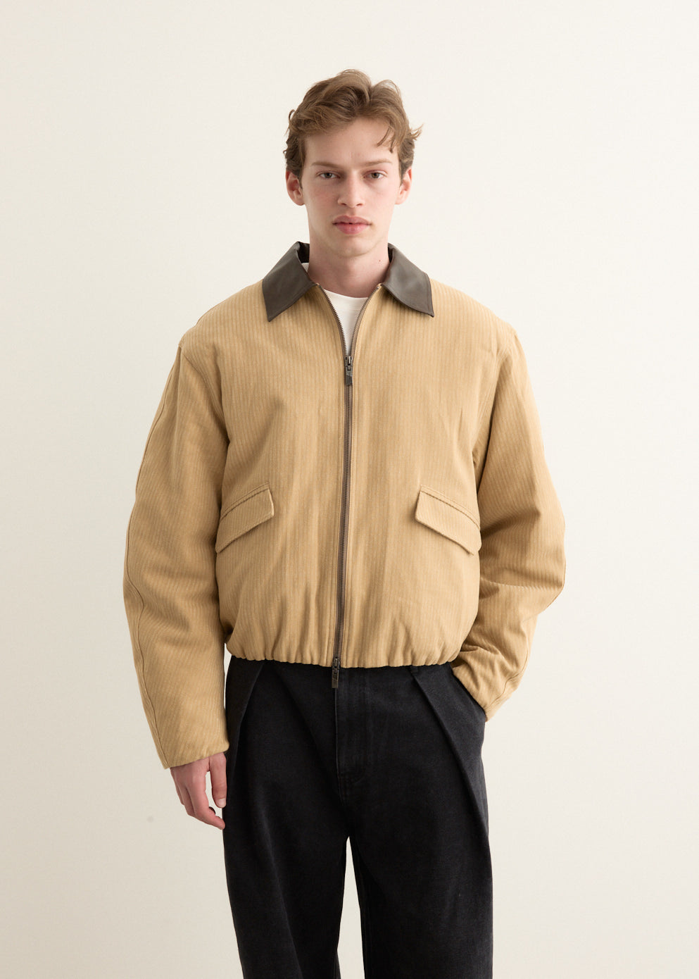 Volume Silhouette Zip Jacket