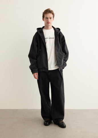 Significant Oversized Denim Hood Jacket