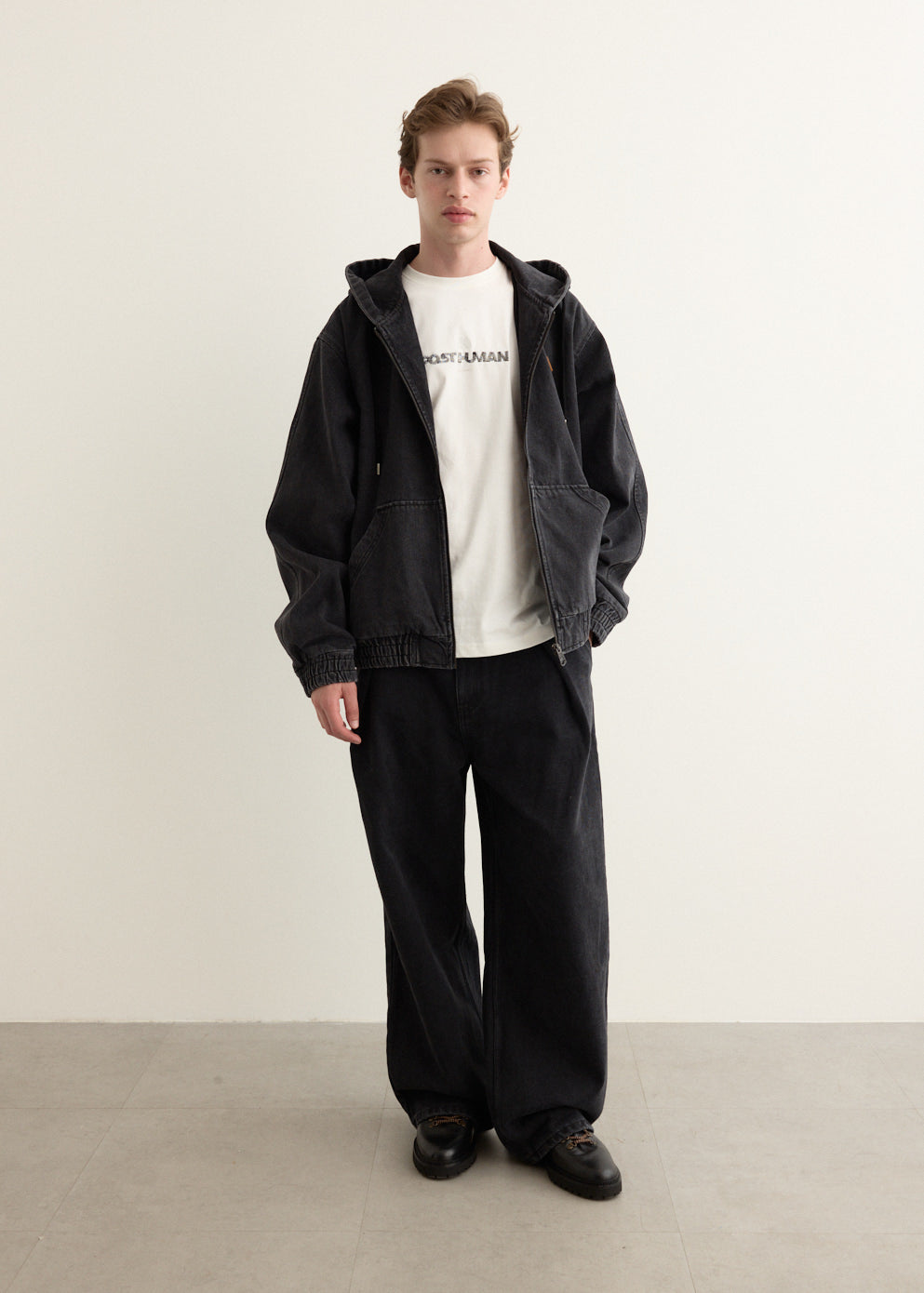 Significant Oversized Denim Hood Jacket
