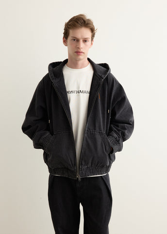 Significant Oversized Denim Hood Jacket