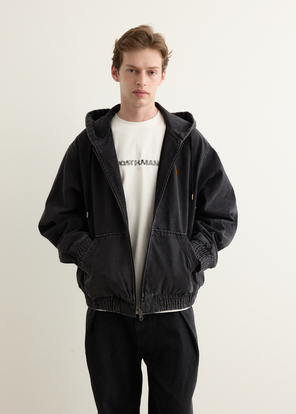 Significant Oversized Denim Hood Jacket