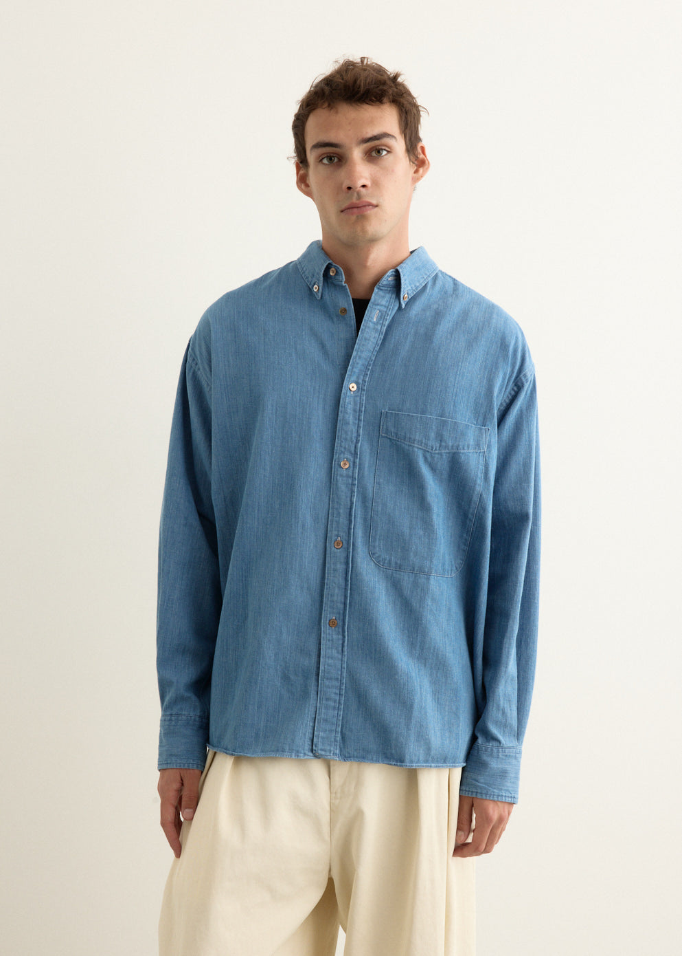 x BEAMS Plus Lisa Denim Shirt
