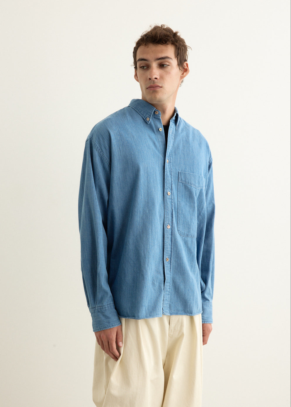 x BEAMS Plus Lisa Denim Shirt