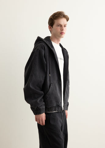 Significant Oversized Denim Hood Jacket