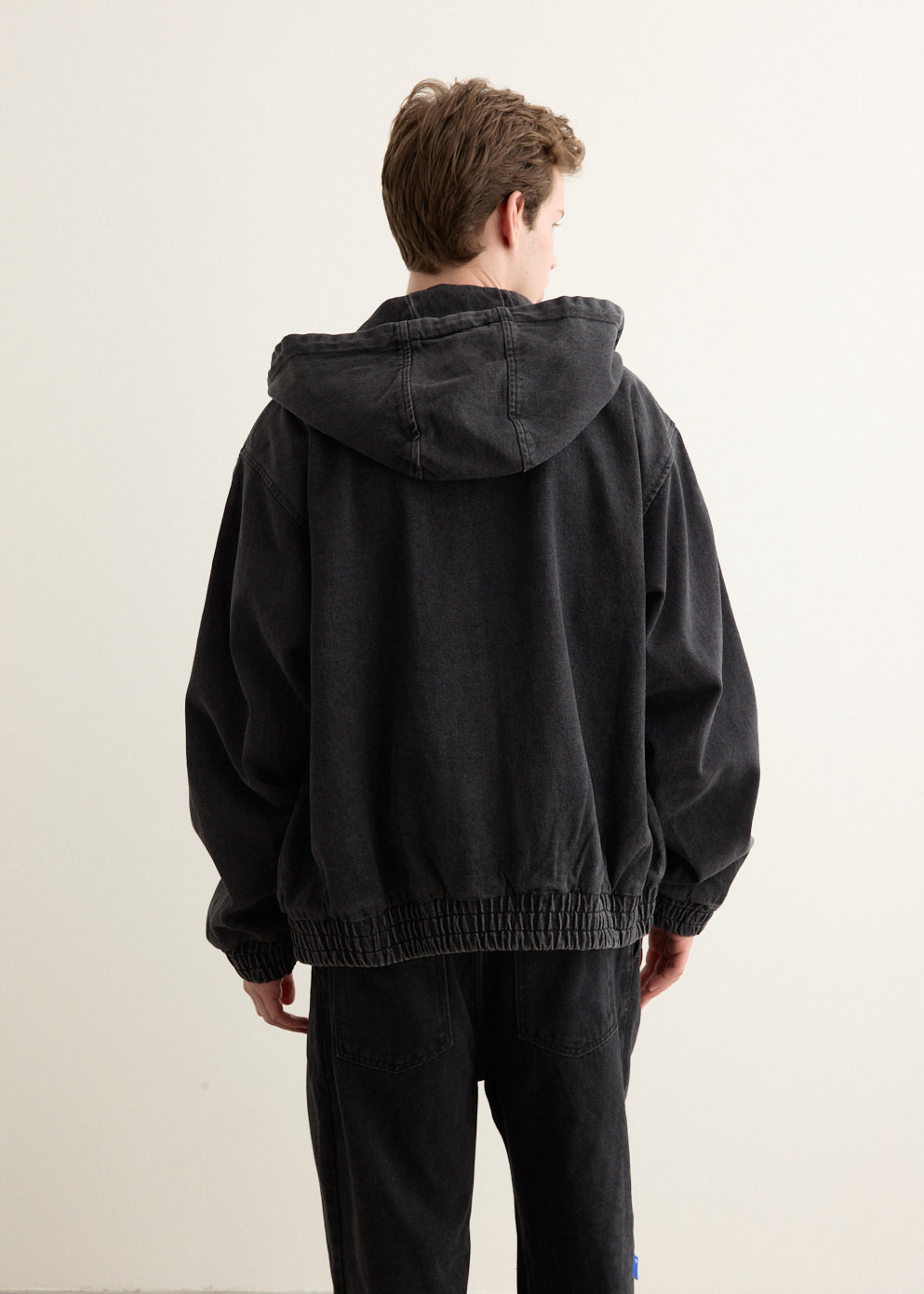 Significant Oversized Denim Hood Jacket