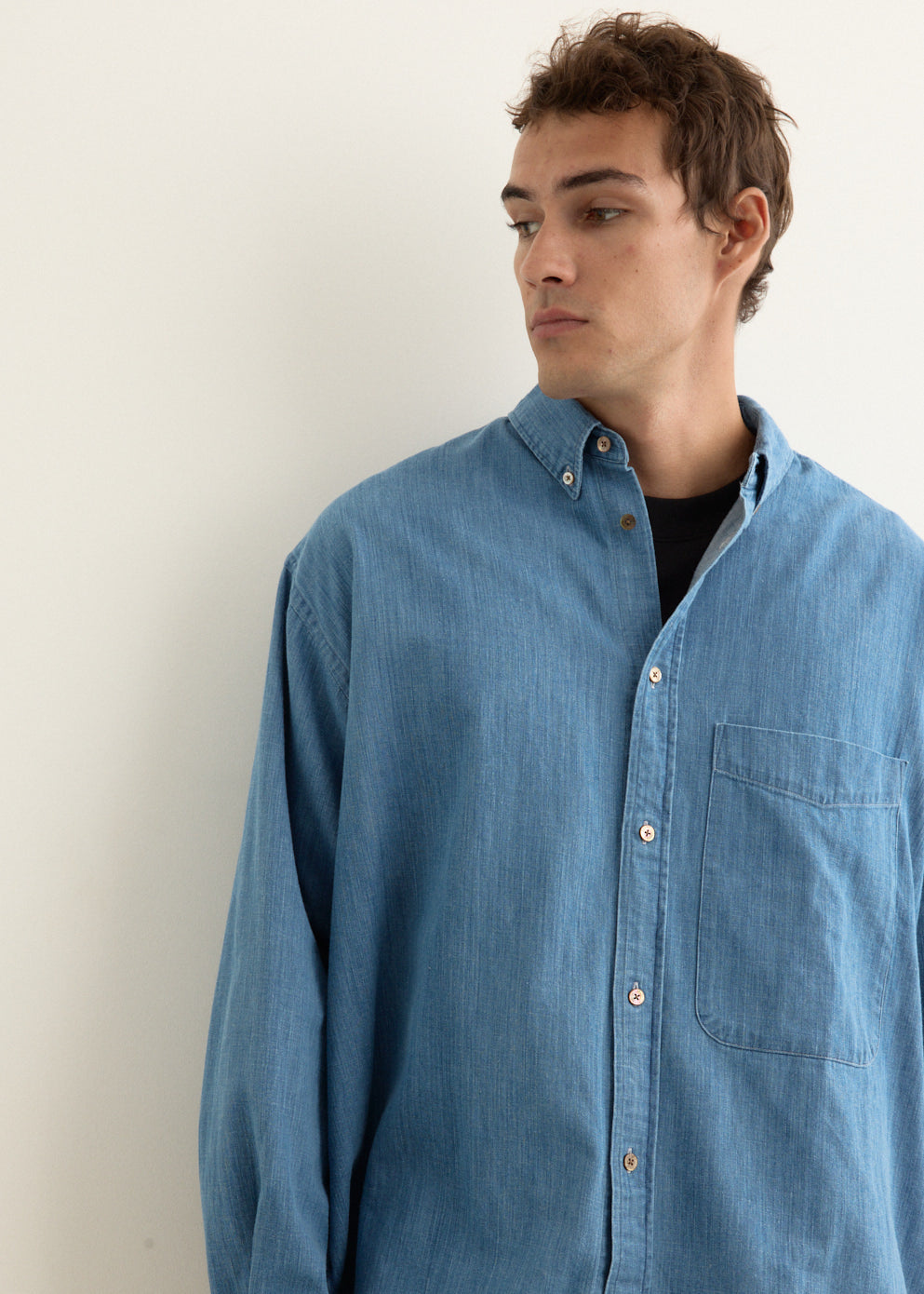 x BEAMS Plus Lisa Denim Shirt
