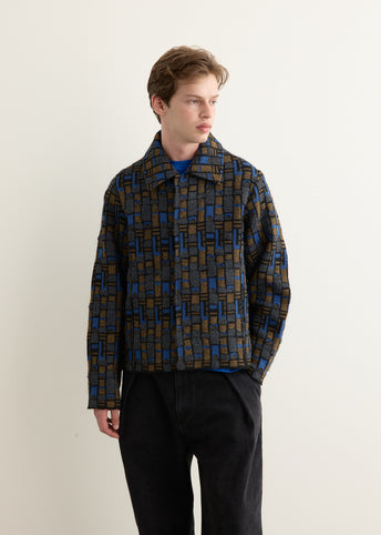 Jacquard Knit Jacket