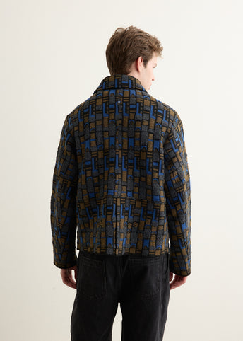 Jacquard Knit Jacket