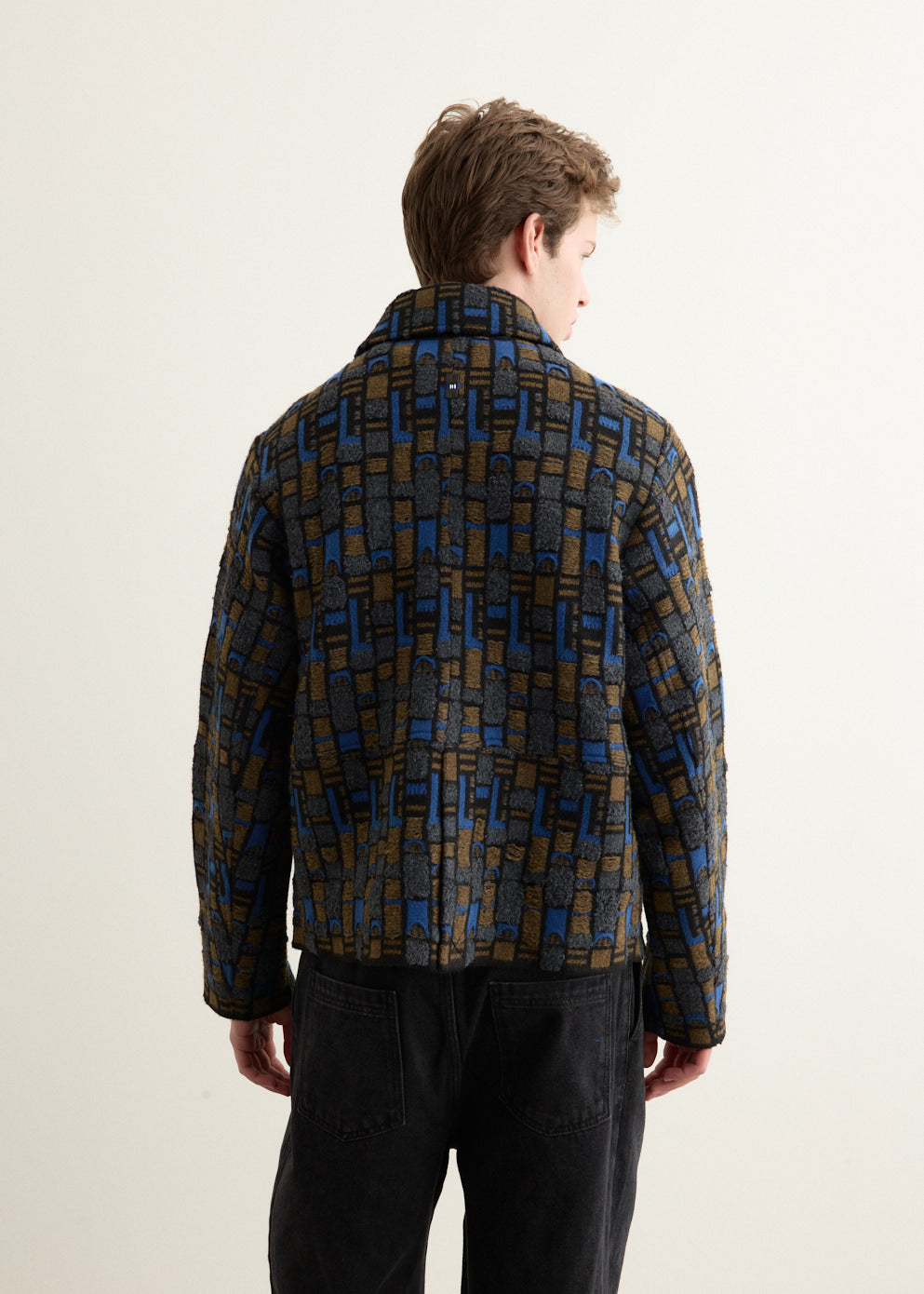 Jacquard Knit Jacket