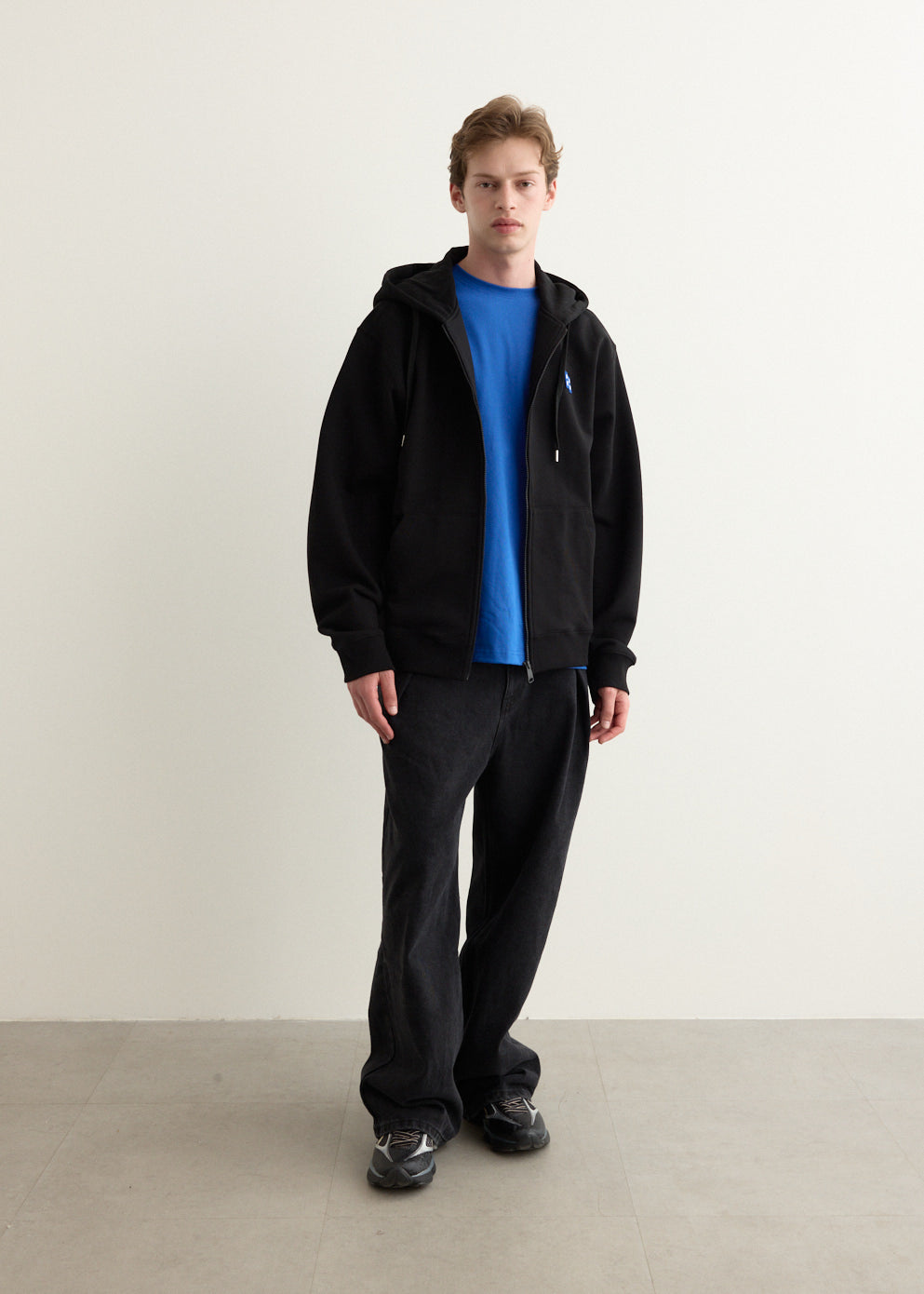 Significant Patch Zip Hoodie