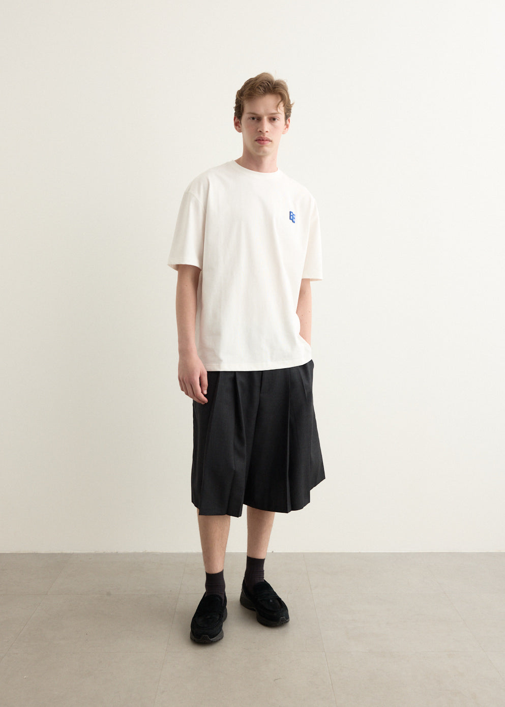 Significant Pleat Front Bermuda Shorts