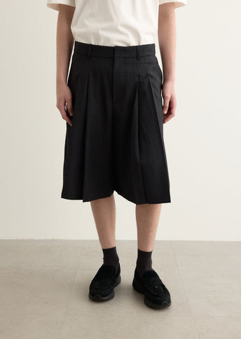 Significant Pleat Front Bermuda Shorts