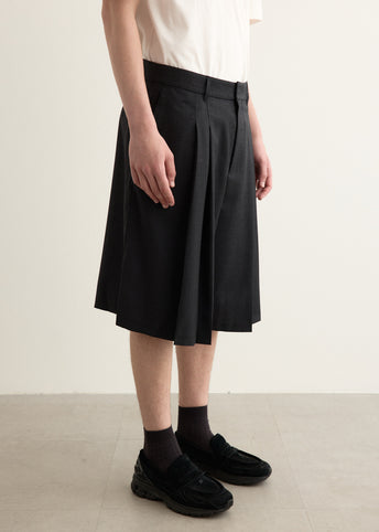 Significant Pleat Front Bermuda Shorts