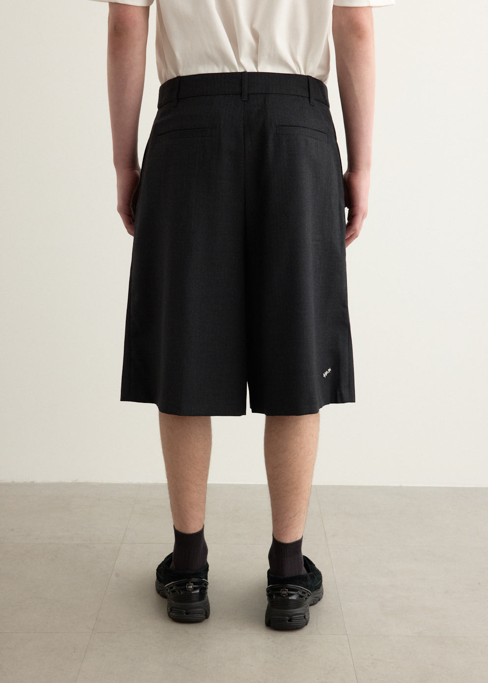 Significant Pleat Front Bermuda Shorts