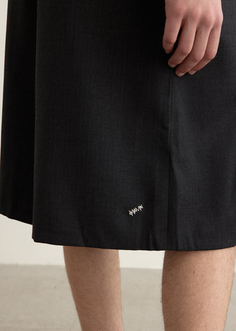 Significant Pleat Front Bermuda Shorts