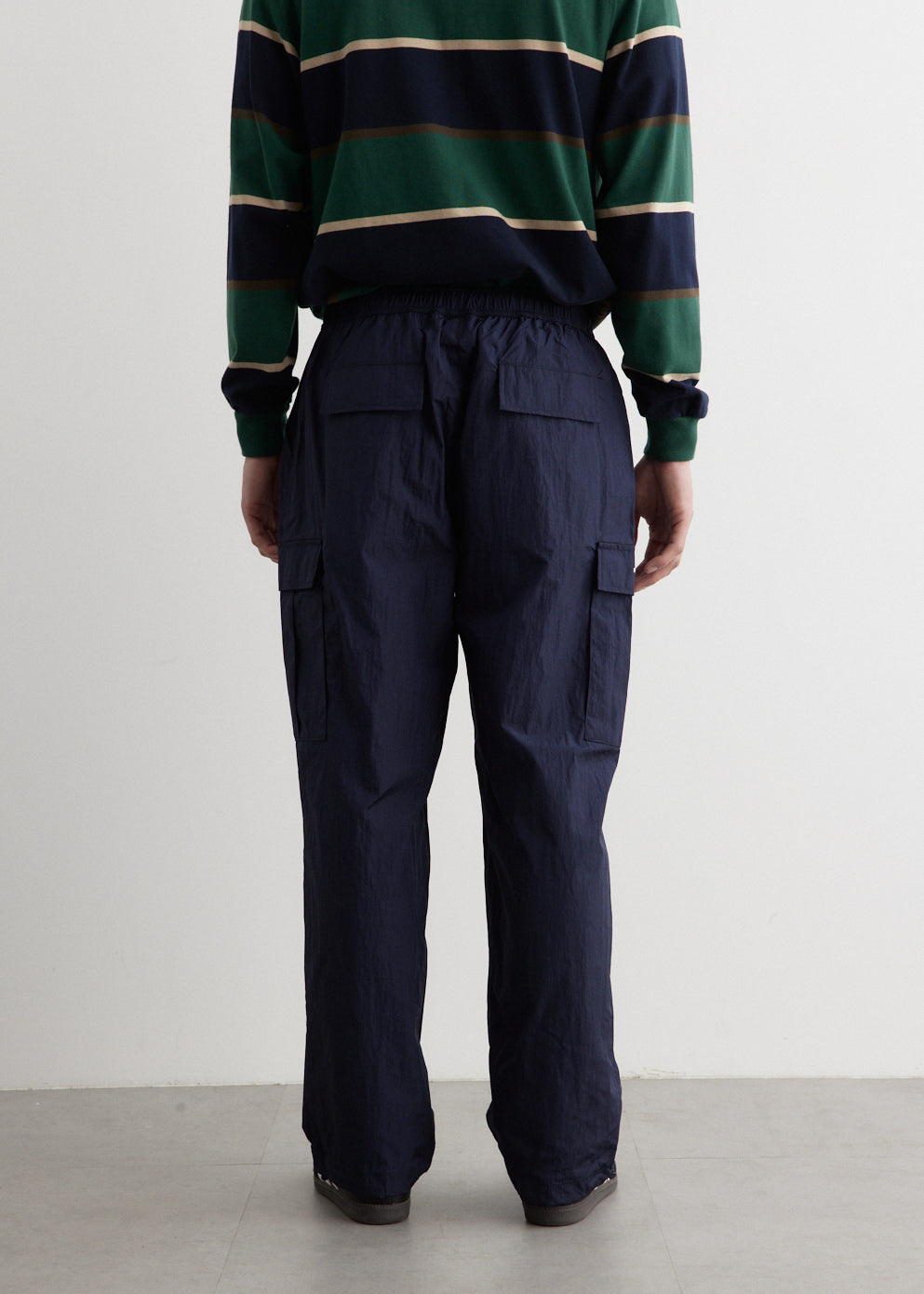 Pop Cargo Track Pants ナイロン パンツ Navy M