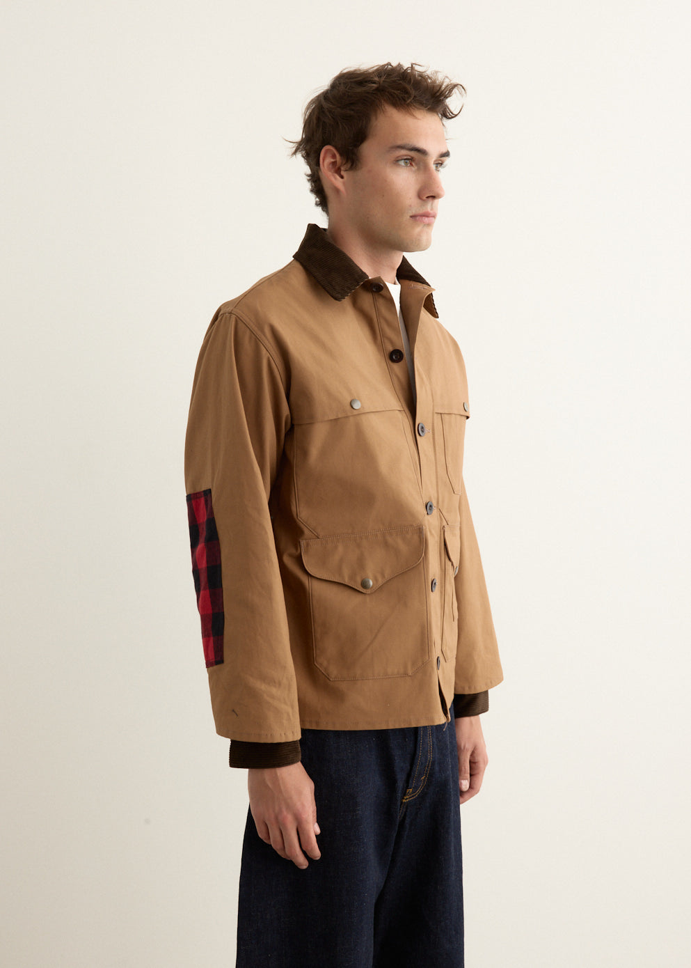 Filson Cotton Oxford x Flannel Check Jacket