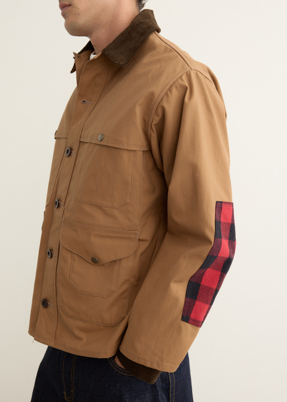 Filson Cotton Oxford x Flannel Check Jacket