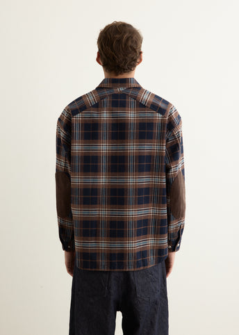 Cotton Flannel Check 3L Shirt Jacket