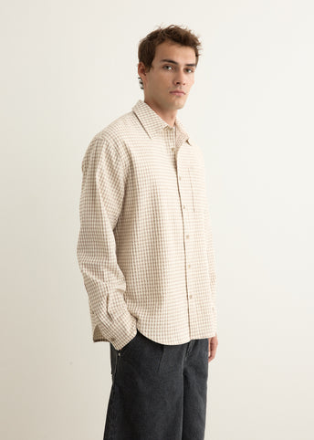 Asher Long Sleeve Seersucker Shirt