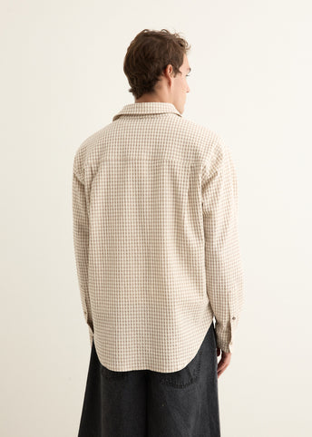 Asher Long Sleeve Seersucker Shirt