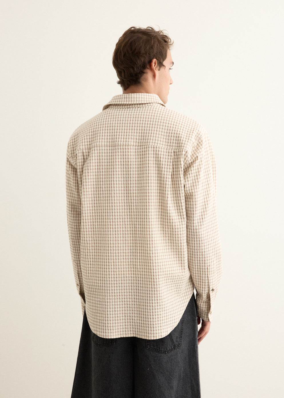 Asher Long Sleeve Seersucker Shirt