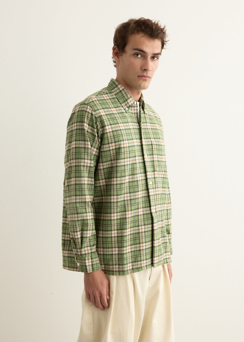 Open B.D. Dobby Plaid Shirt