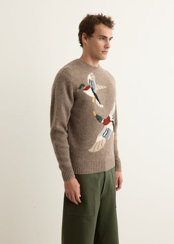 Crew Intarsia Duck Pattern