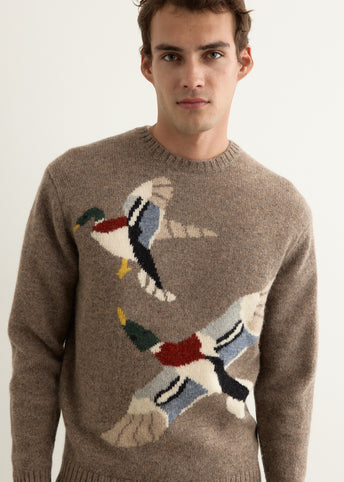 Crew Intarsia Duck Pattern
