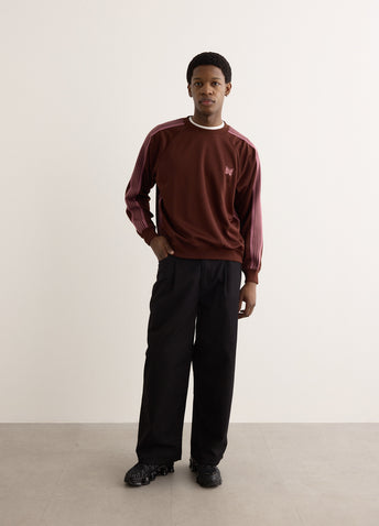 Poly Smooth Track Crewneck