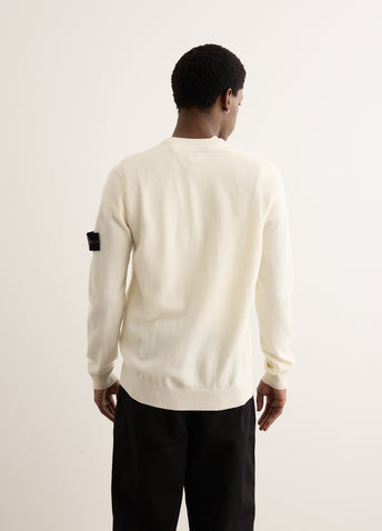 Reverse Stitch Detail Crewneck Knit