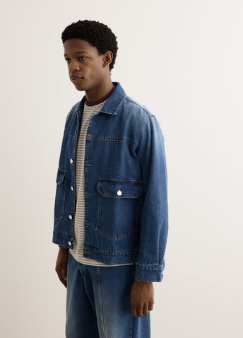 Full Button Denim Jacket