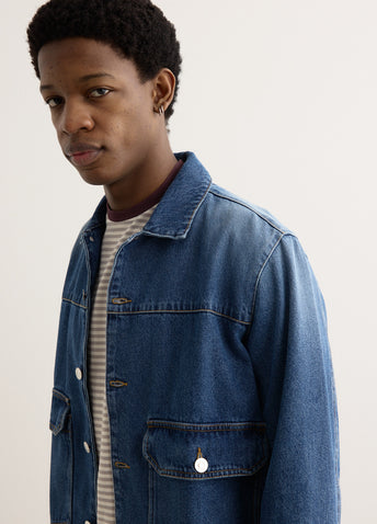 Full Button Denim Jacket