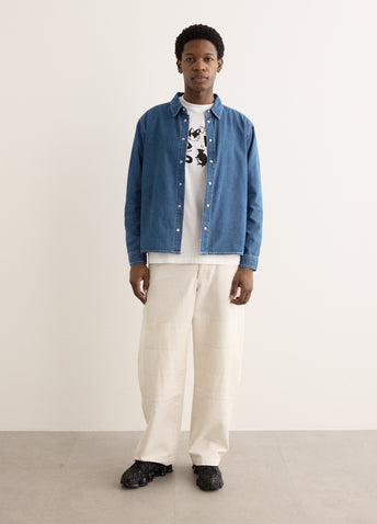 Applique Logo Denim Shirt