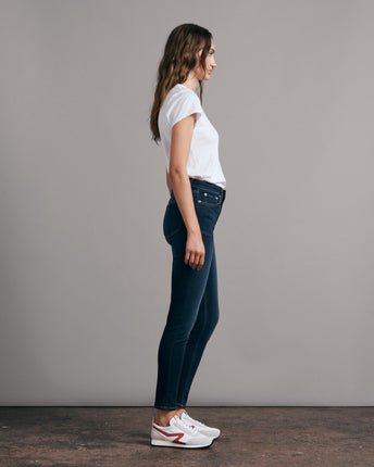 Nina High Rise Ankle Skinny Jeans