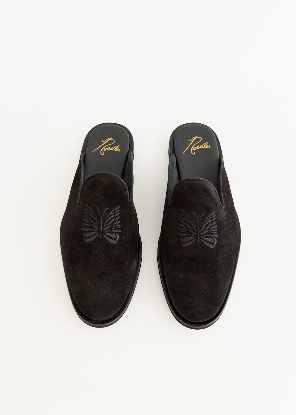 Papillon Emb. Slip-In Sandals