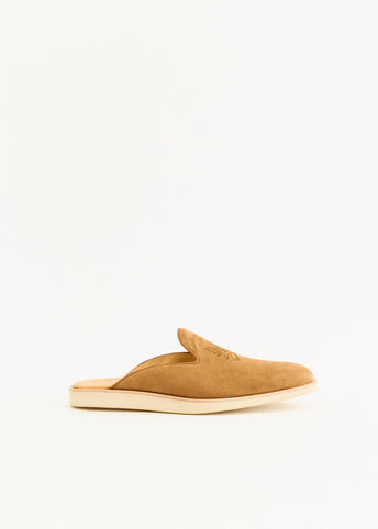 Papillon Emb. Slip-In Sandals