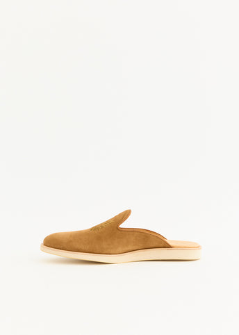 Papillon Emb. Slip-In Sandals