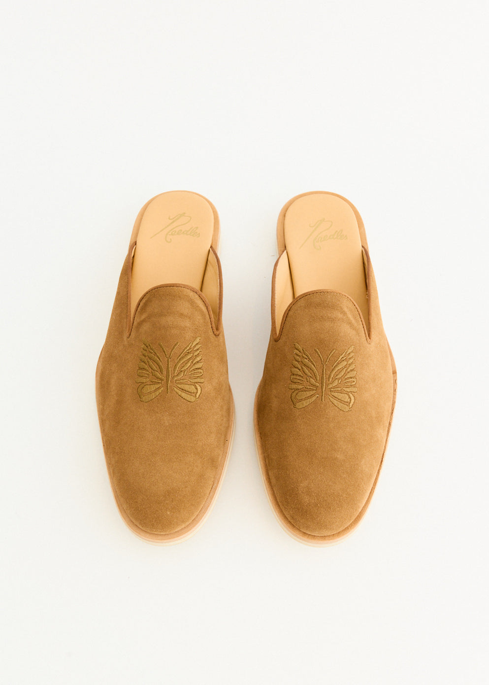 Papillon Emb. Slip-In Sandals
