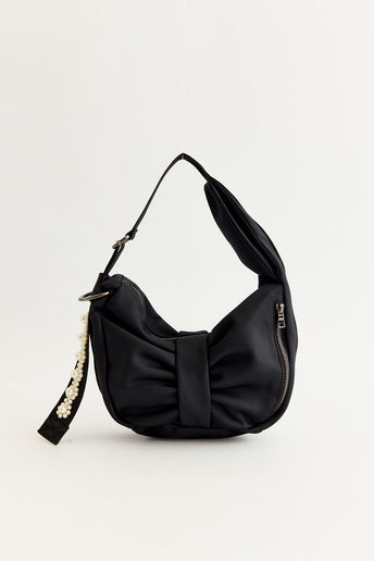 Mini Sling Bow Bag With Embellishment