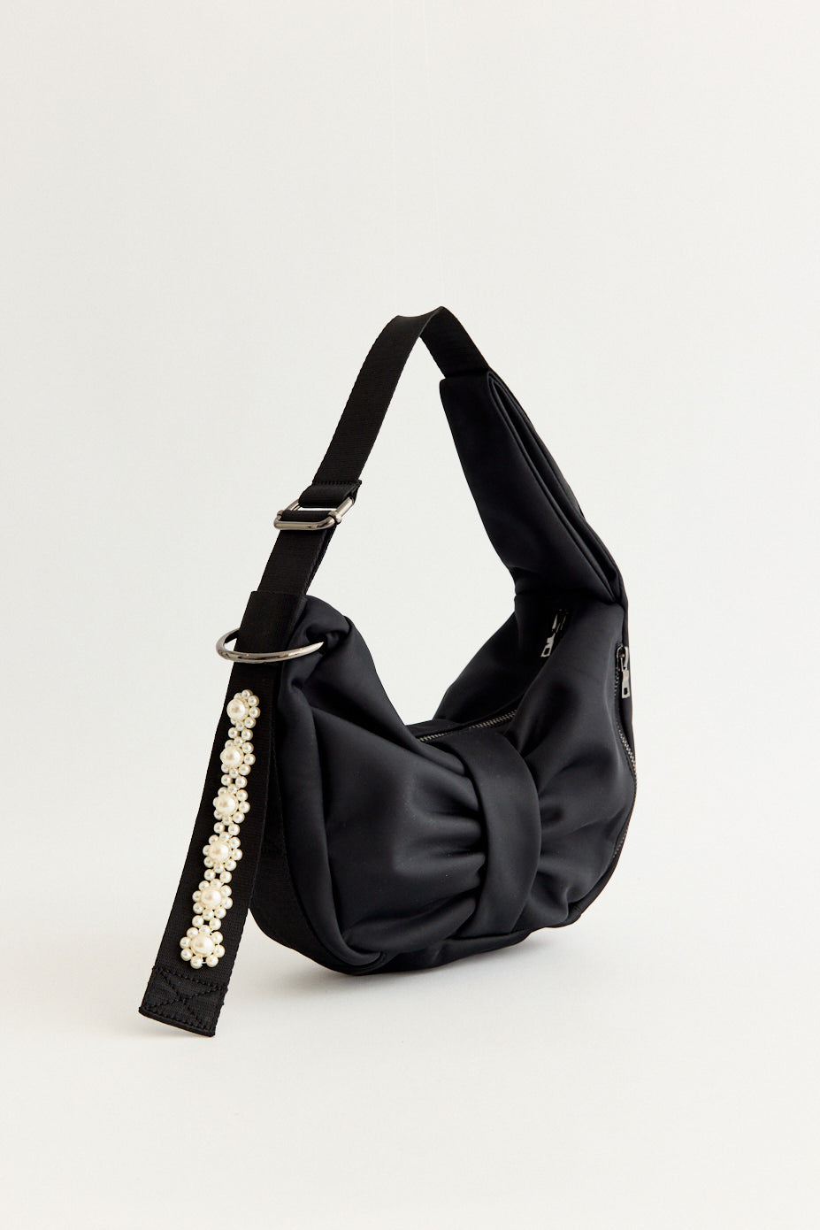 Mini Sling Bow Bag With Embellishment
