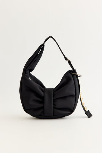 Mini Sling Bow Bag With Embellishment