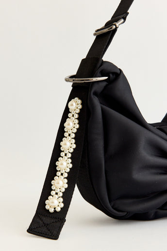 Mini Sling Bow Bag With Embellishment