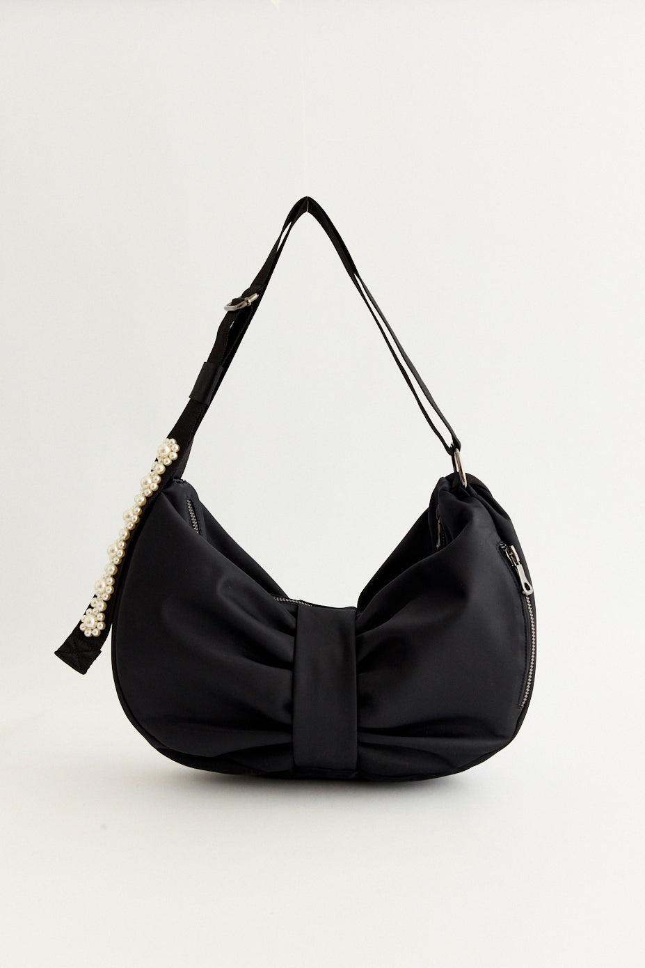 Sling Bow Bag With Embellishment